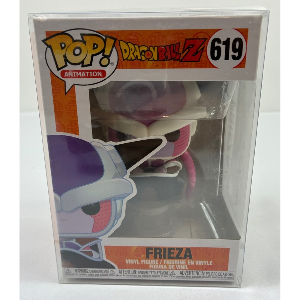 Funko Pop Dragon Ball Z Frieza 619 Vinyl Figure Purple White Pre-owned Case